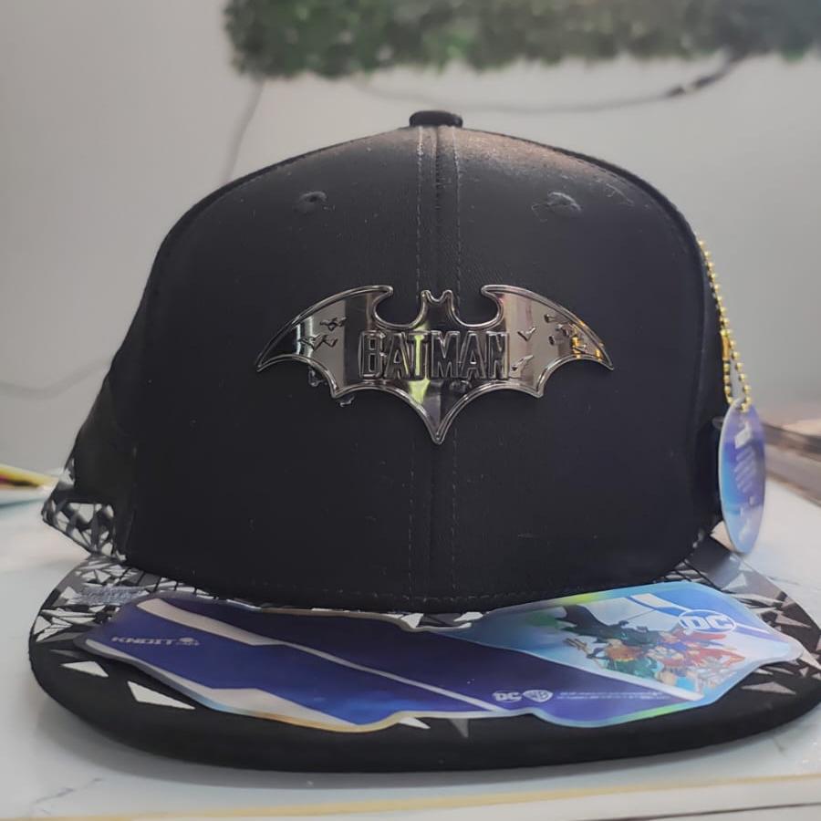 Gorra de Batman Logo Plateado 